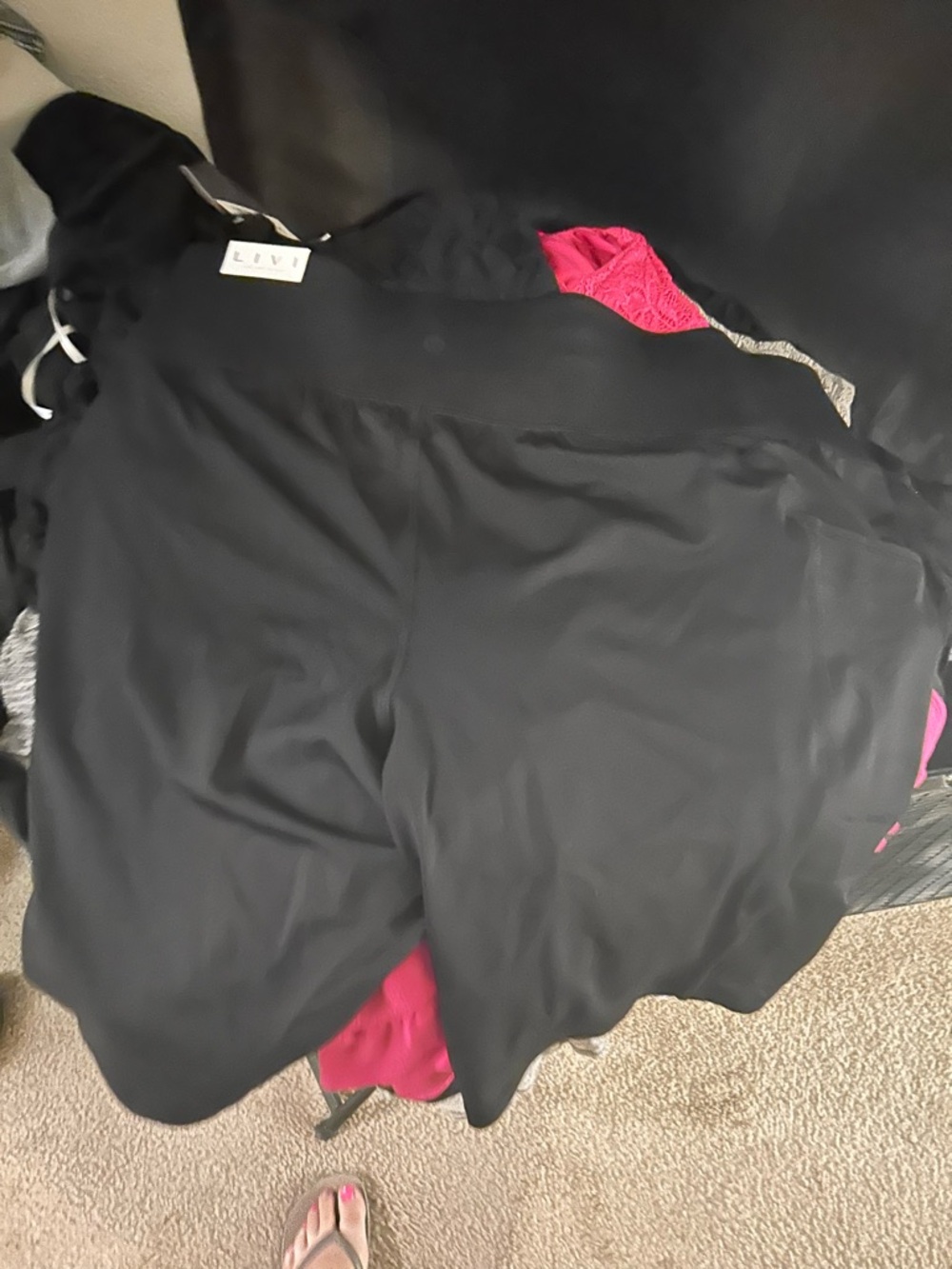 Lane Bryant livi Black Athletic Shorts